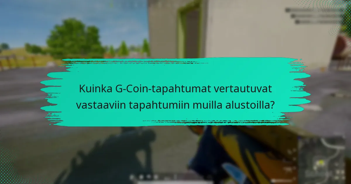 Kuinka voin osallistua G-Coin-tapahtumiin?