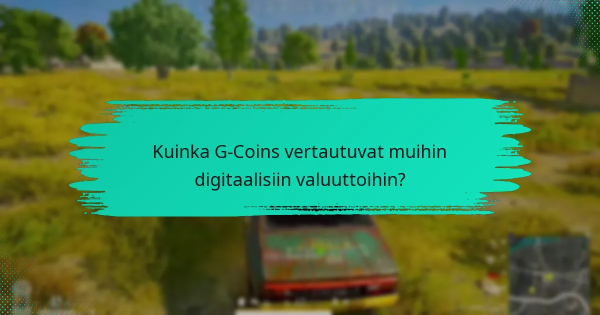 Missä G-Coinsia voidaan ostaa alueellisesti?