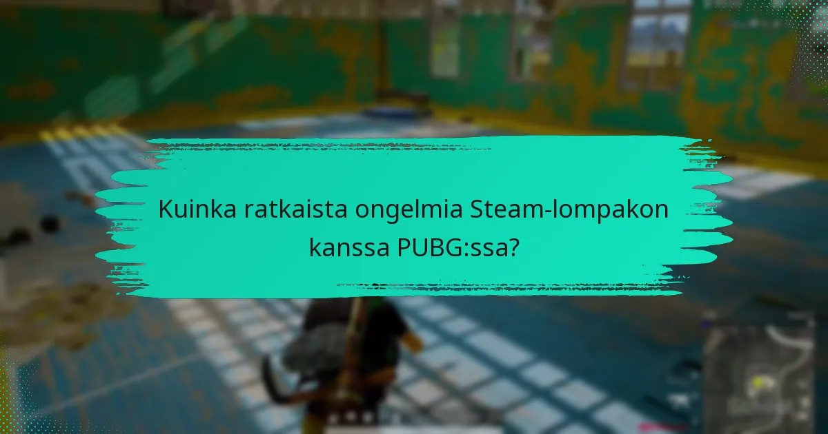 Kuinka ottaa yhteyttä asiakastukeen Steam-lompakon ja PUBG:n osalta?