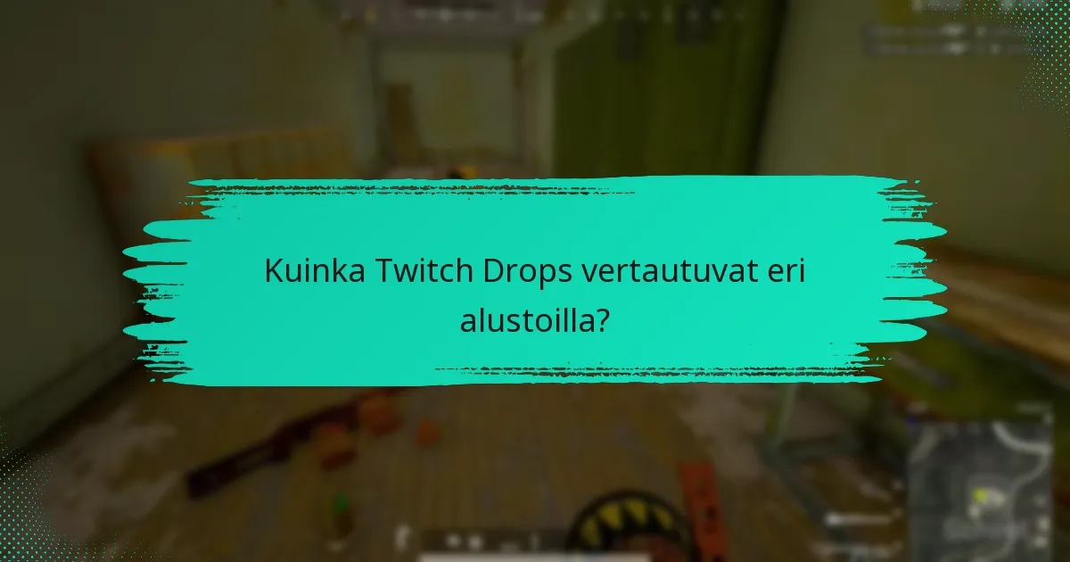 Kuinka pelaajat vuorovaikuttavat Twitch Drops -yhteisössä?