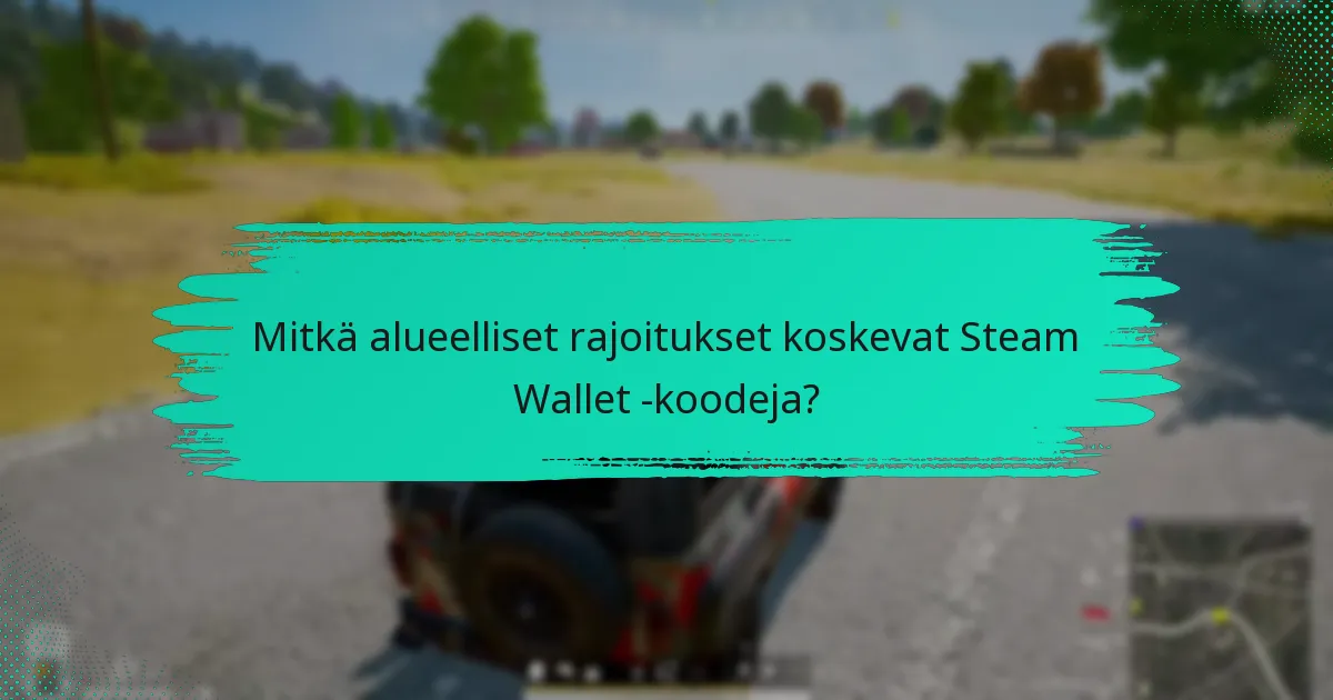 Missä voin ostaa Steam Wallet -koodeja PUBG:lle?