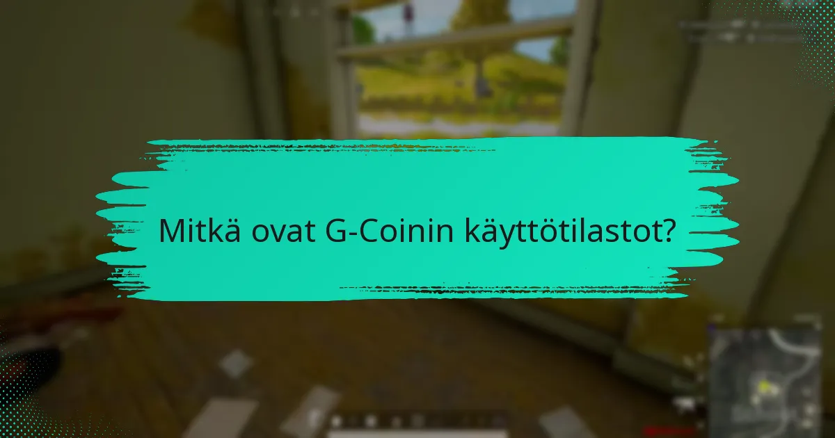 Kuinka G-Coin vertautuu muihin kryptovaluuttoihin?